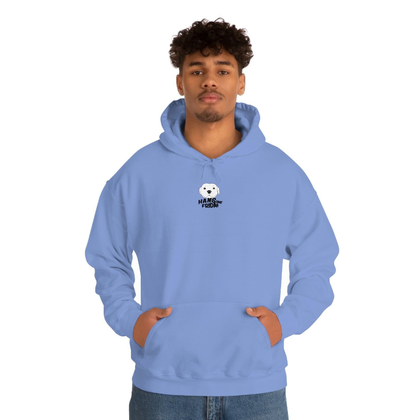 Carolina Blue Einstein Unisex Hooded Sweatshirt