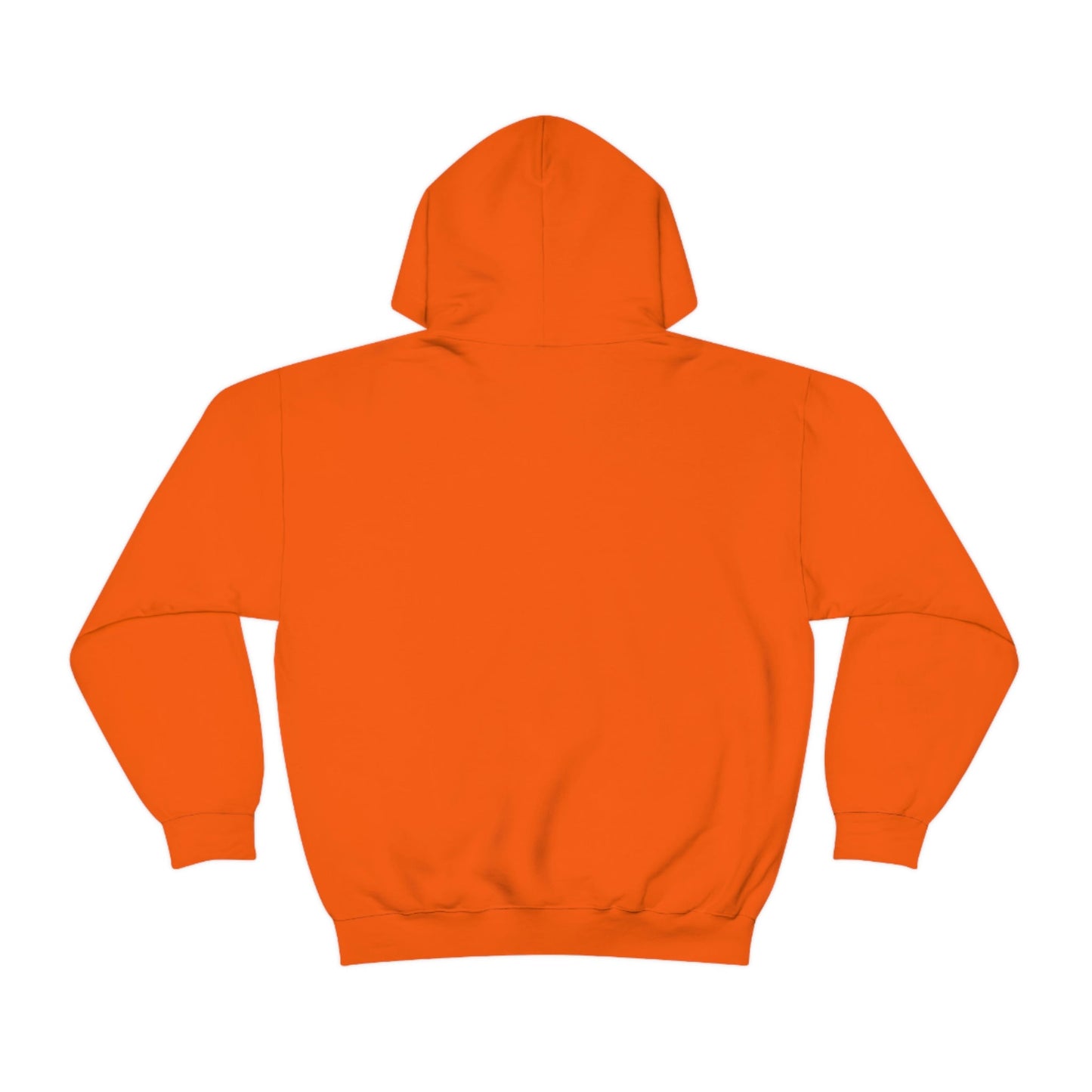 Safety Orange Einstein Unisex Hooded Sweatshirt