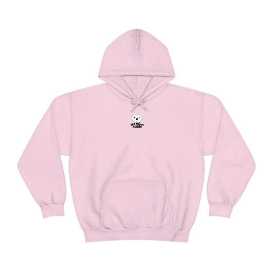 Light Pink Einstein Unisex Hooded Sweatshirt