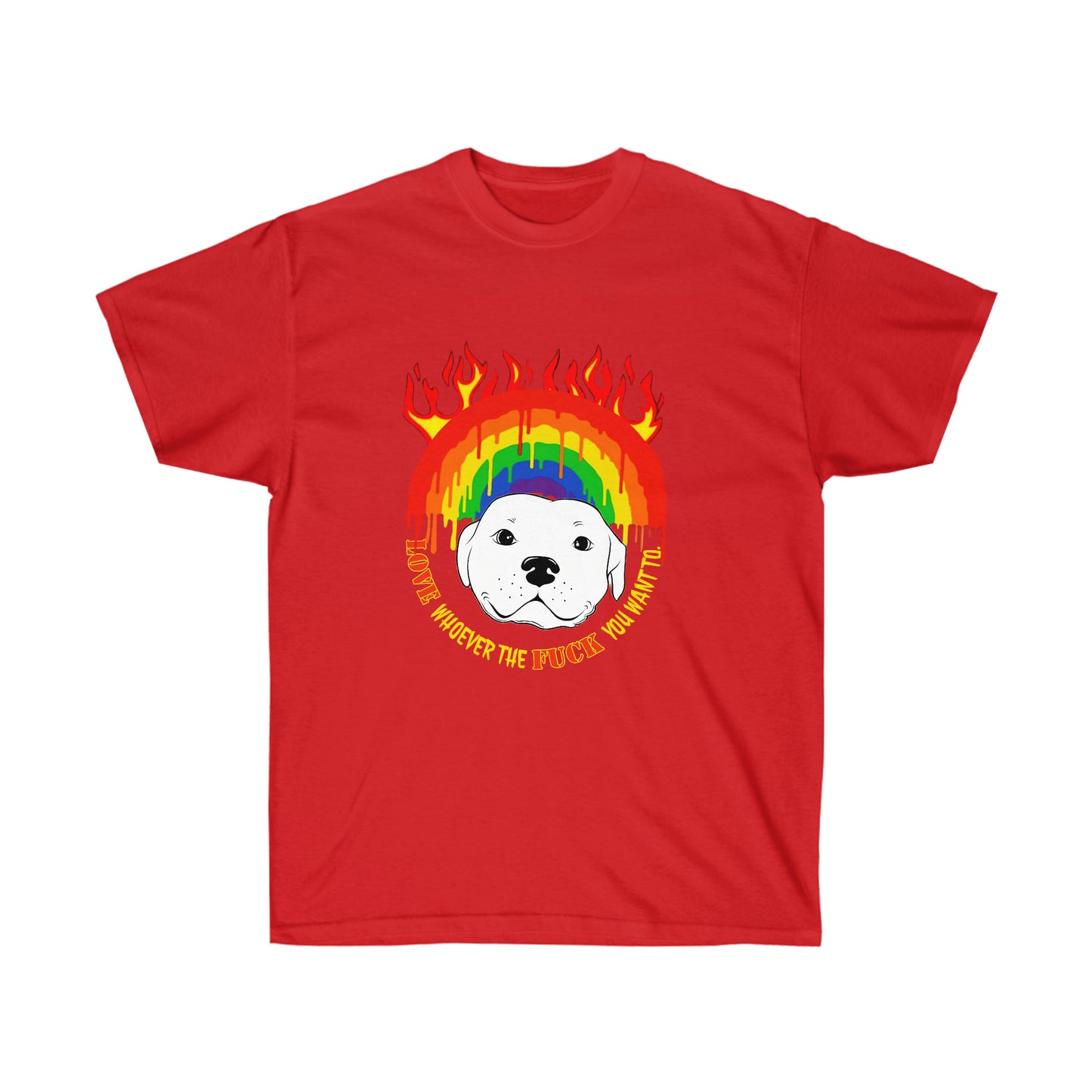 Proud rainbow love• T-shirt