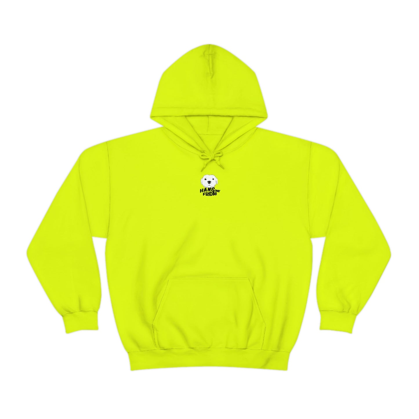 Safety Green Einstein Unisex Hooded Sweatshirt